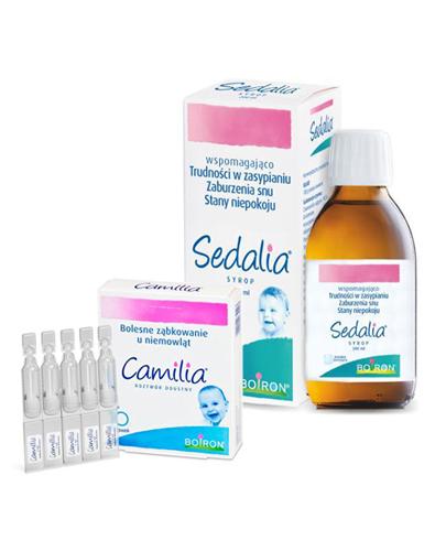  Camilia Roztwór doustny na bolesne ząbkowanie - 10 x 1ml + Sedalia Syrop, 200 ml - Apteka internetowa Melissa  
